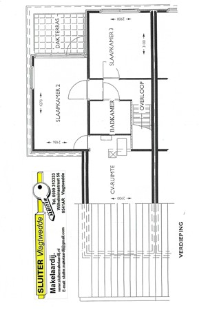 Floorplan - Heuvelweg 58, 9541 XS Vlagtwedde